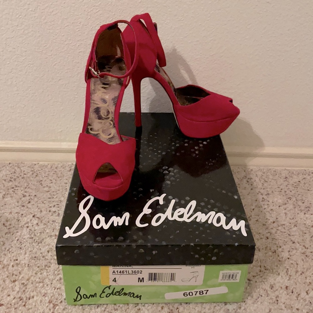 Sam Edelman Marina heels - red